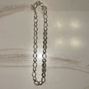 Silver chain necklace